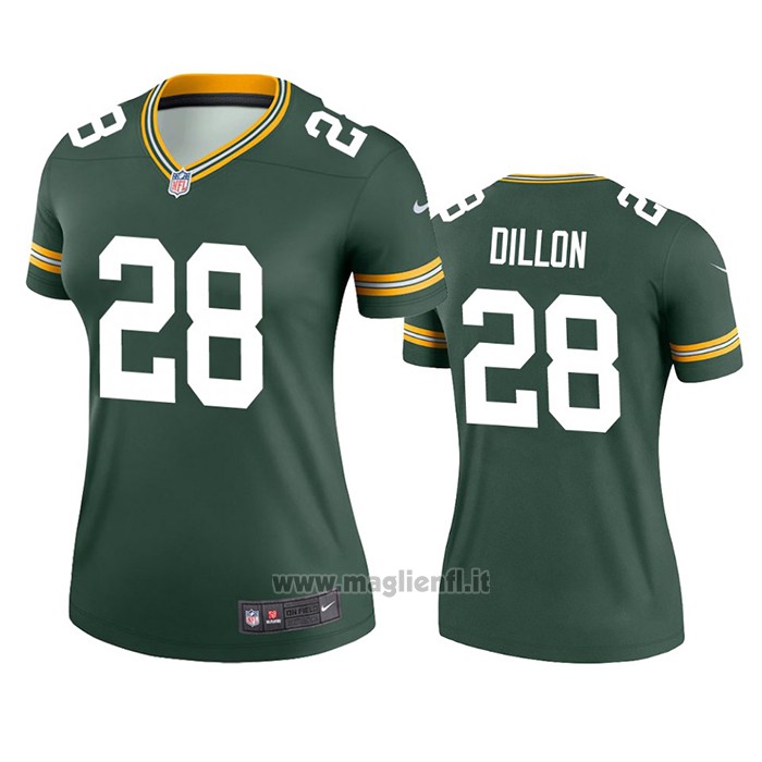 Maglia NFL Legend Donna Green Bay Packers A.j. Dillon Verde